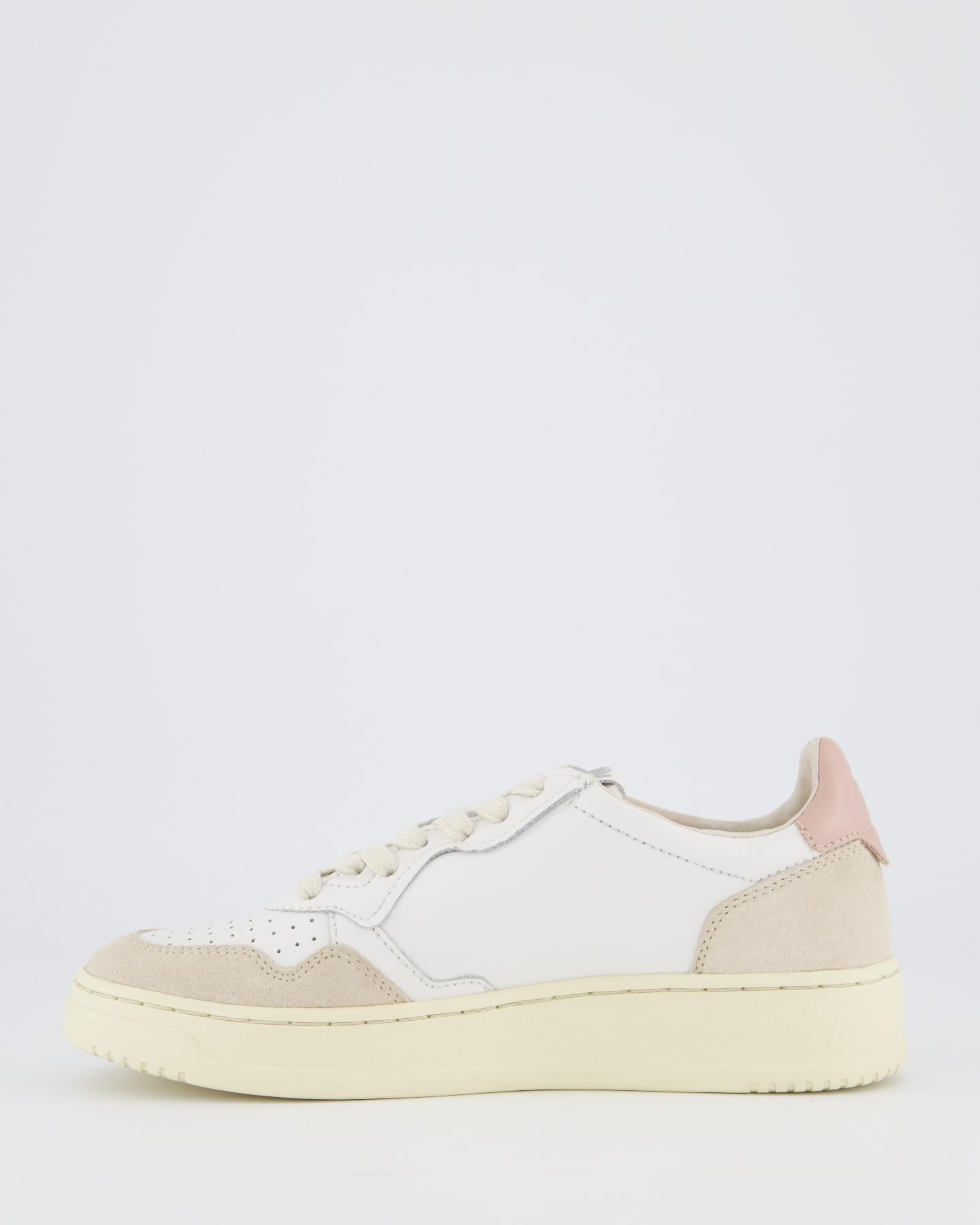 Dames Medalist Sneaker Wit/Suede