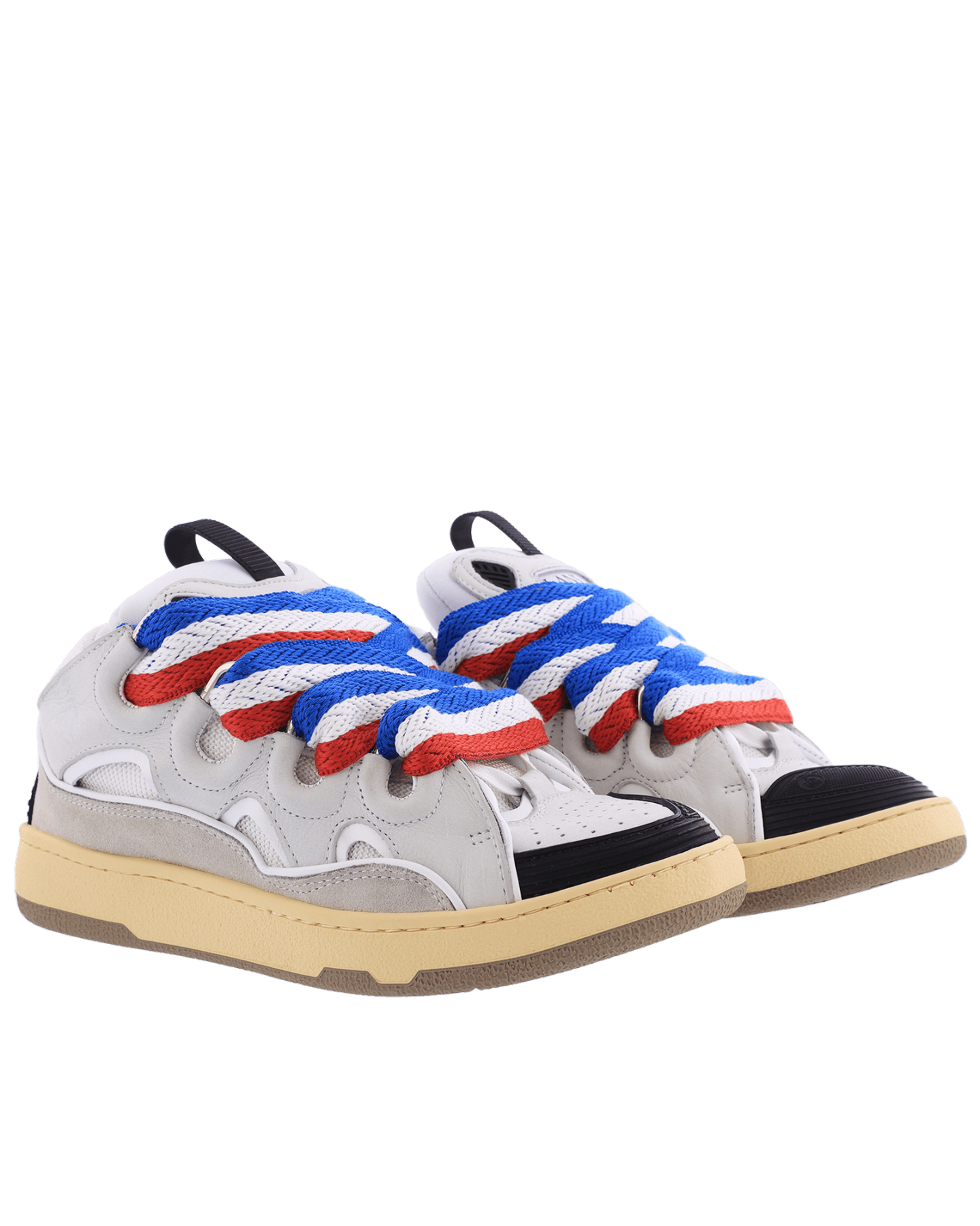 Dames Curb Sneaker Wit/Paris