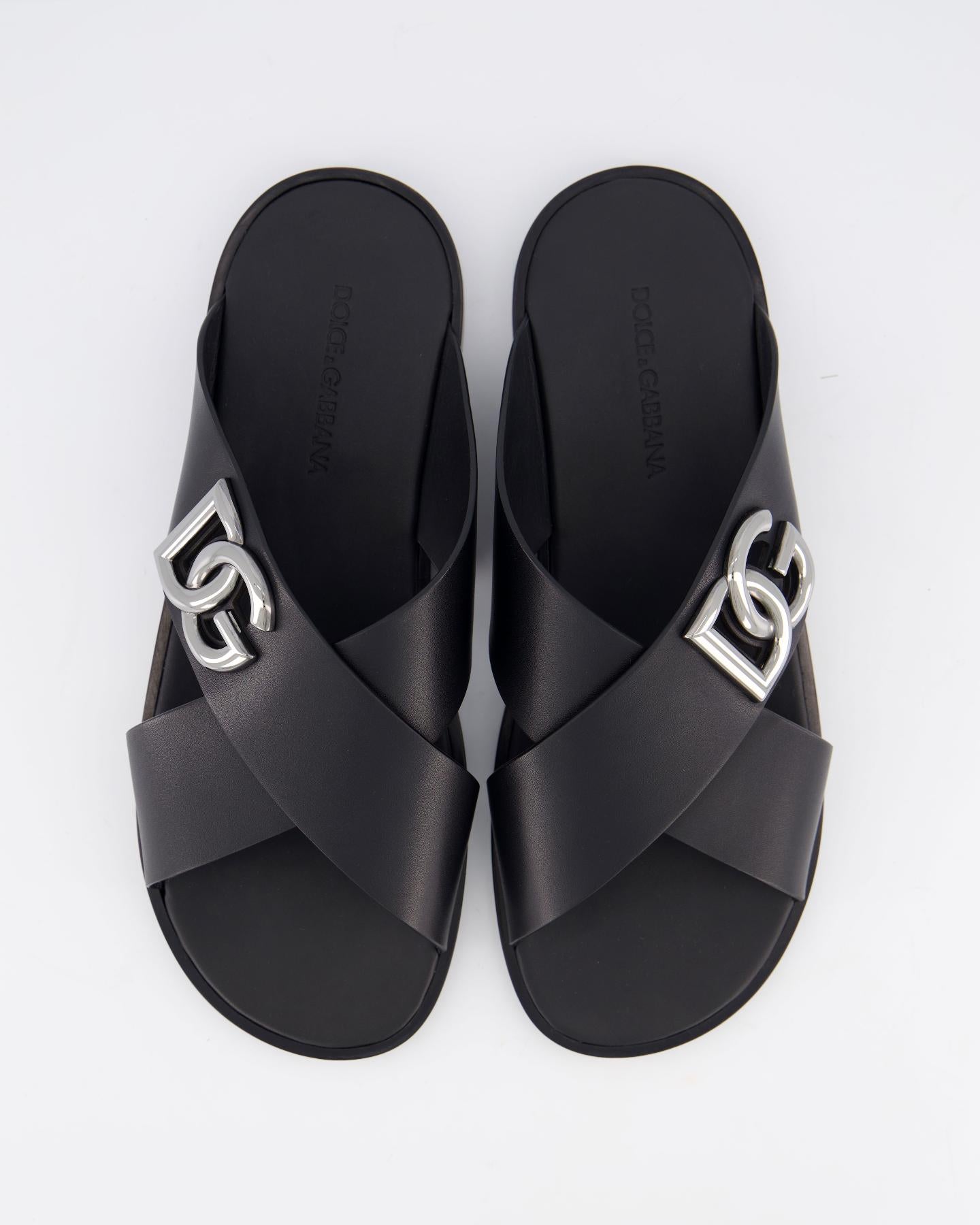 Heren Cross Slide Zwart