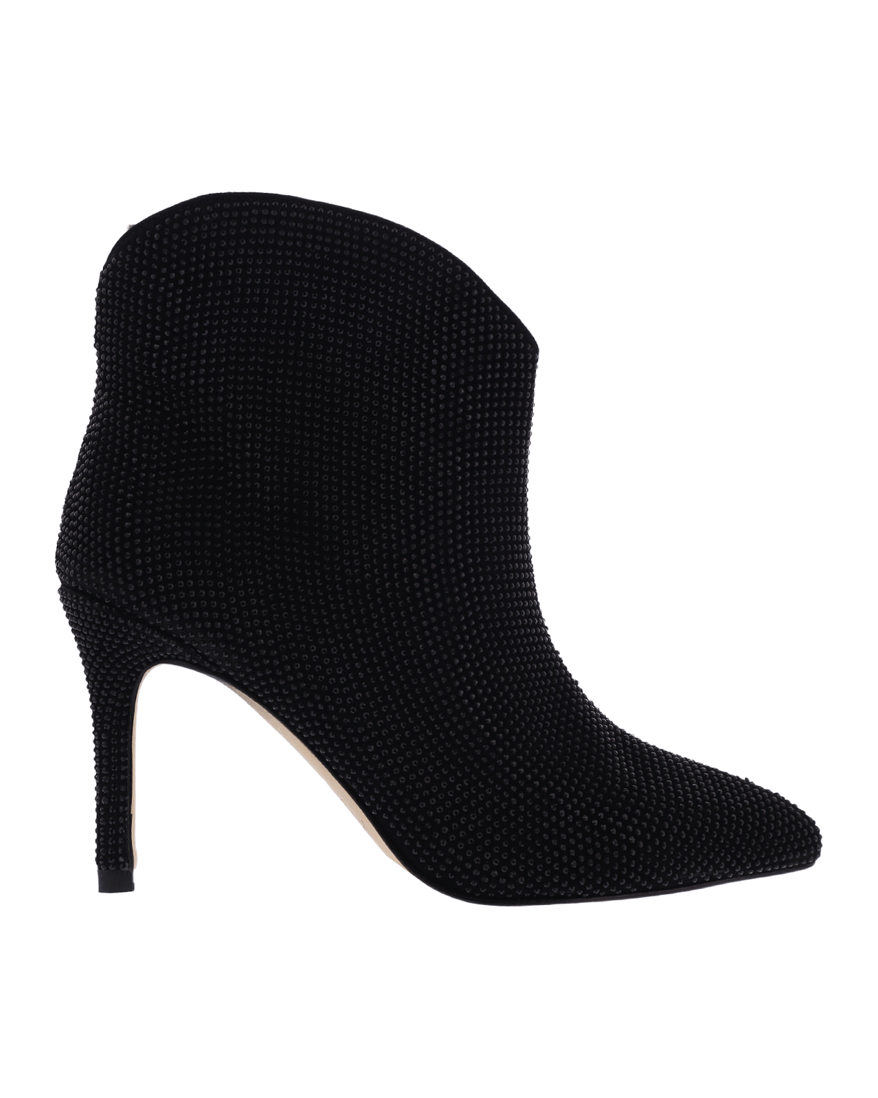 Dames TL-12636 Crystals Booty Zwart