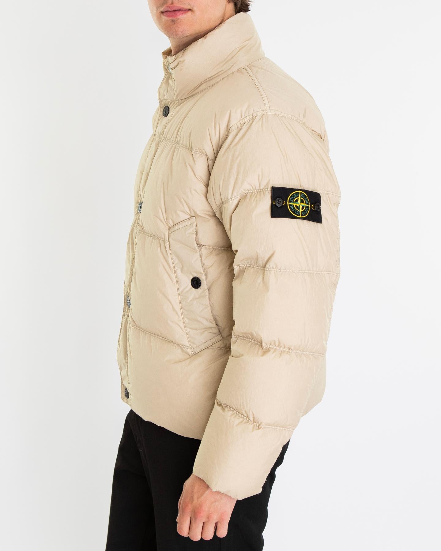 Heren Bomber Jacket Beige