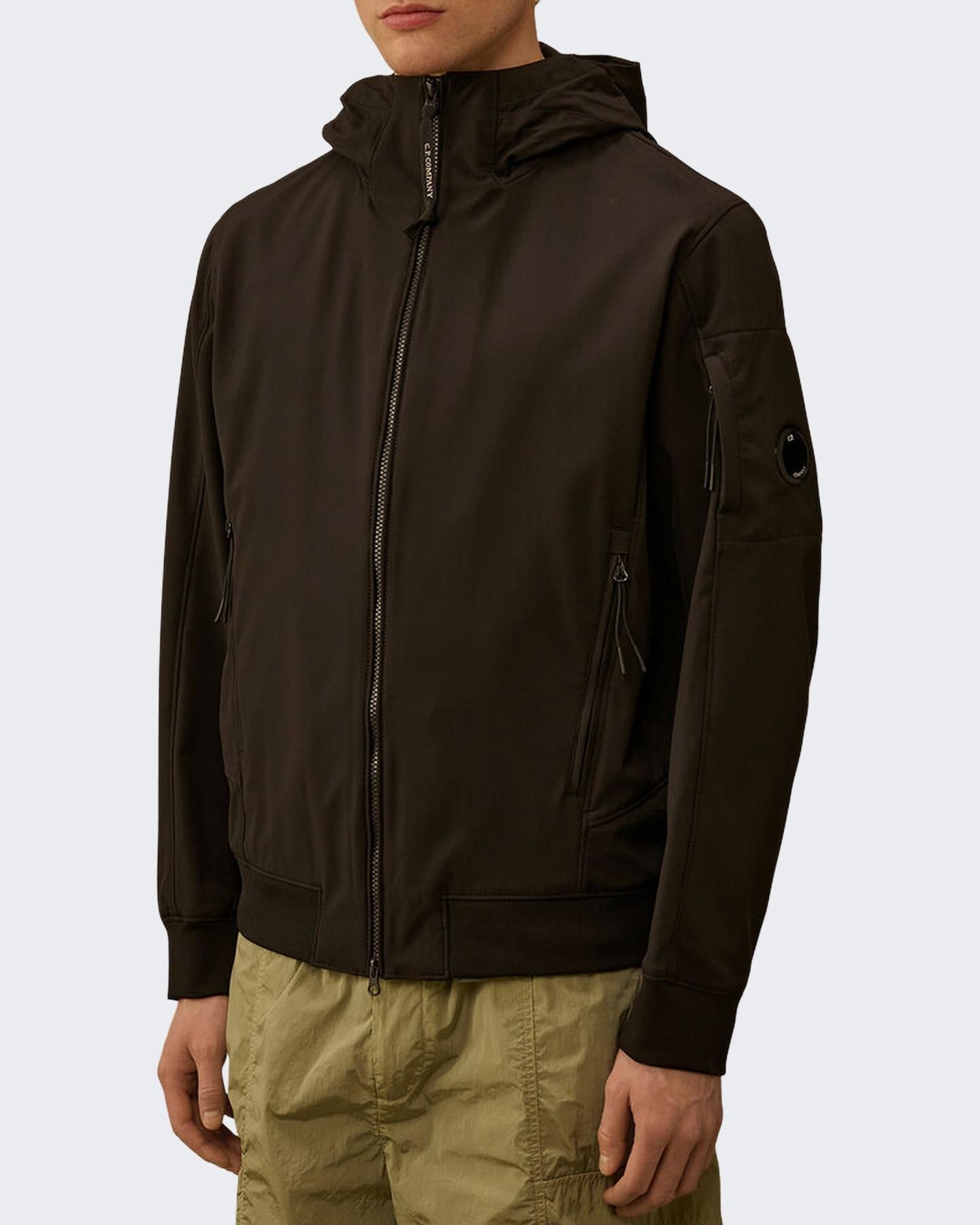 Heren Shell_R Hooded Jacket Zwart
