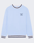 Drole De Monsieur Herren Slogan Sport Pullover Blau