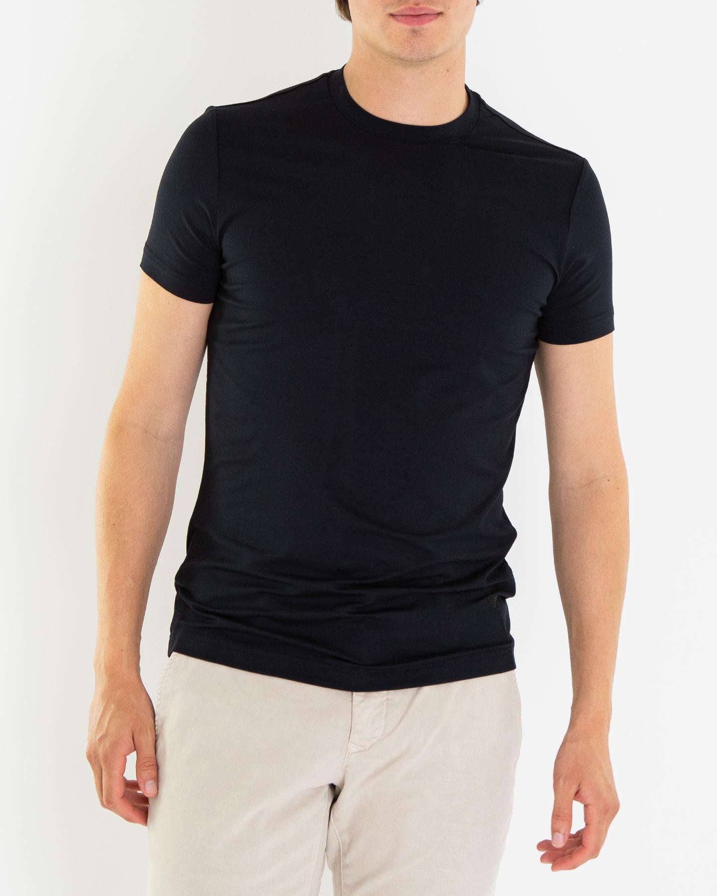 Heren T-Shirt Blauw