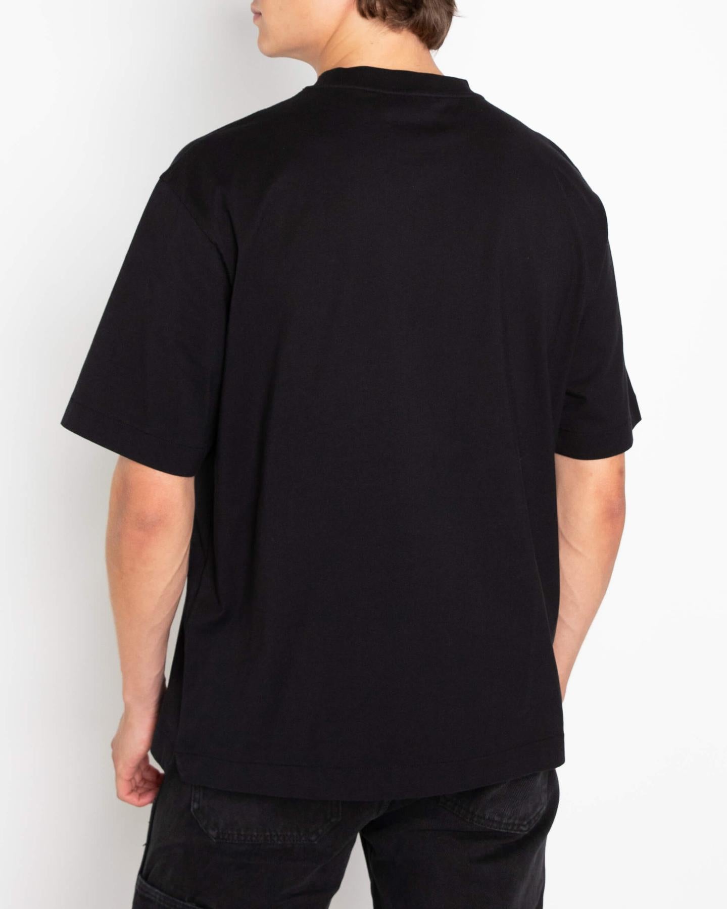 Heren Off Stamp Skate T-Shirt Zwart
