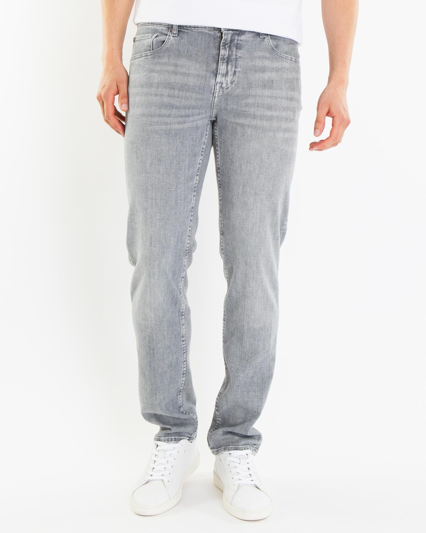 Heren Slimmy Bauhaus Jeans Grijs