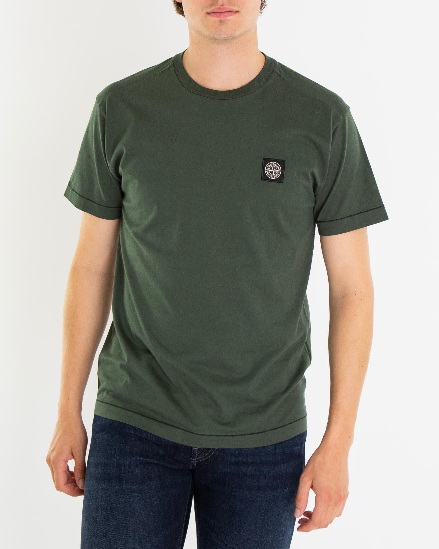 Heren Compasslogo T-Shirt Groen