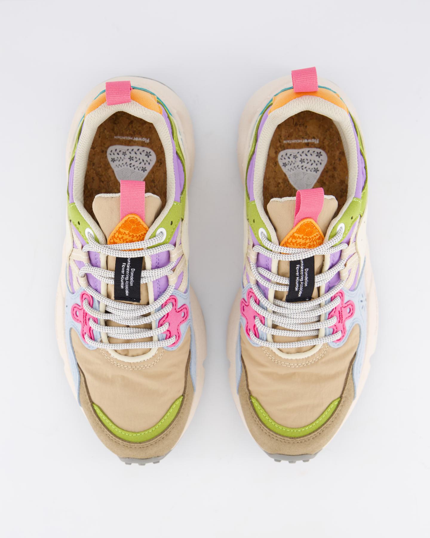 Dames Yamano 3 Sneaker Beige/Multi