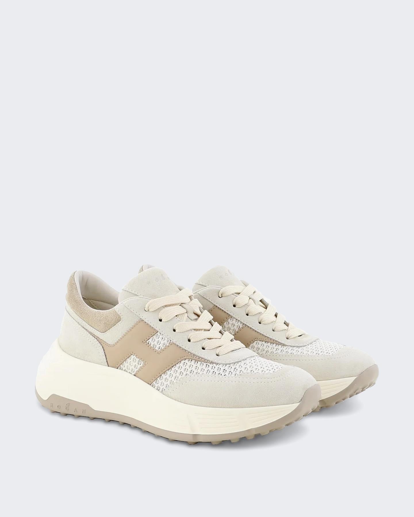 Hogan Dames H669 Allacciato H Tessuto