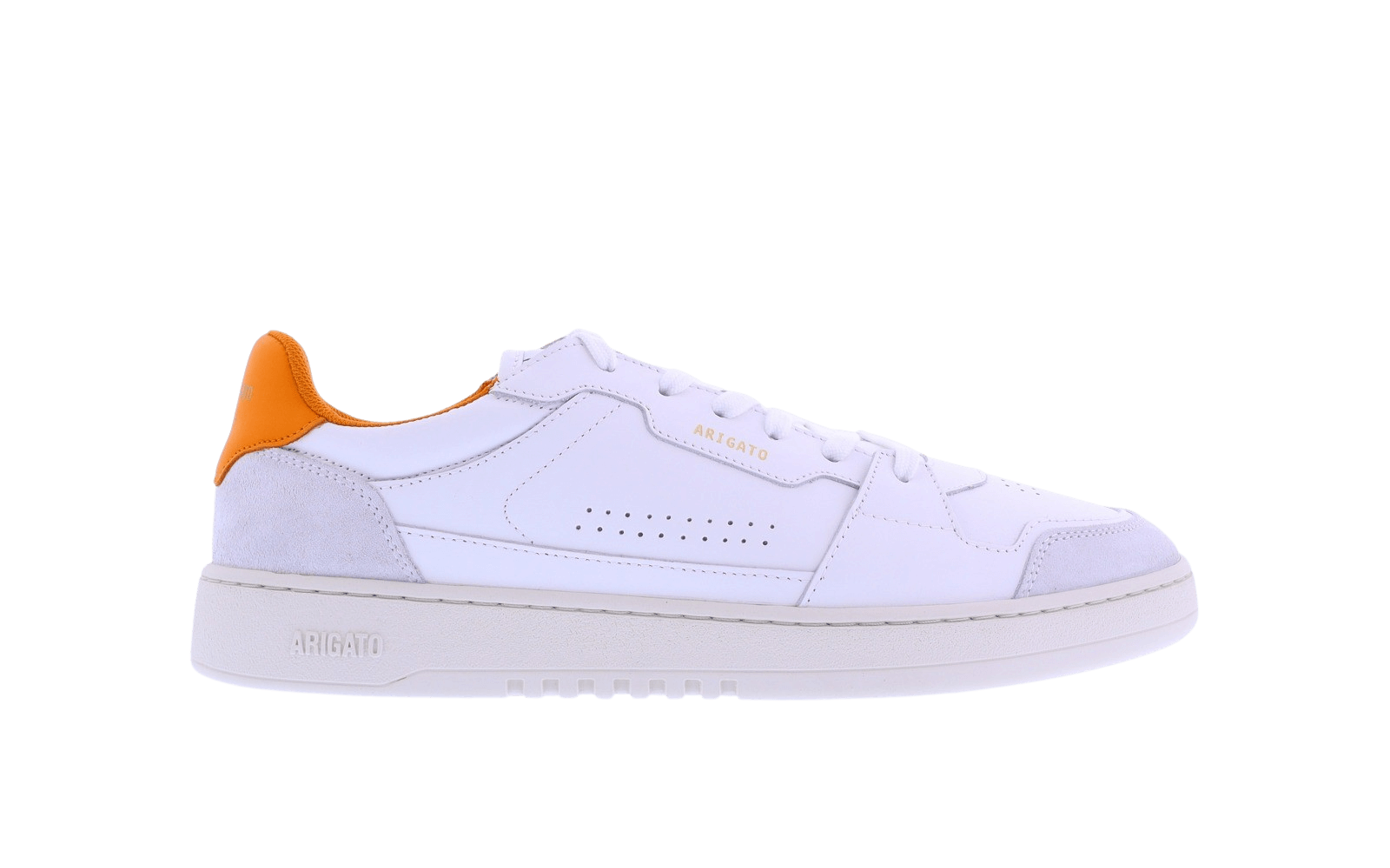 Heren Dice Lo Sneaker Wit/Oranje