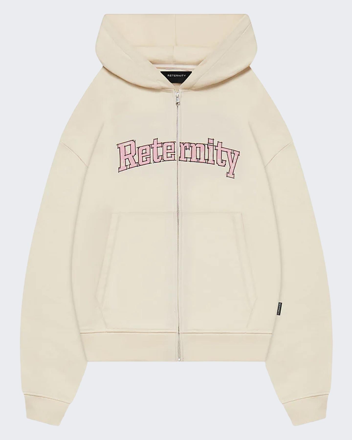 Heren Watercolor Zip Hoodie