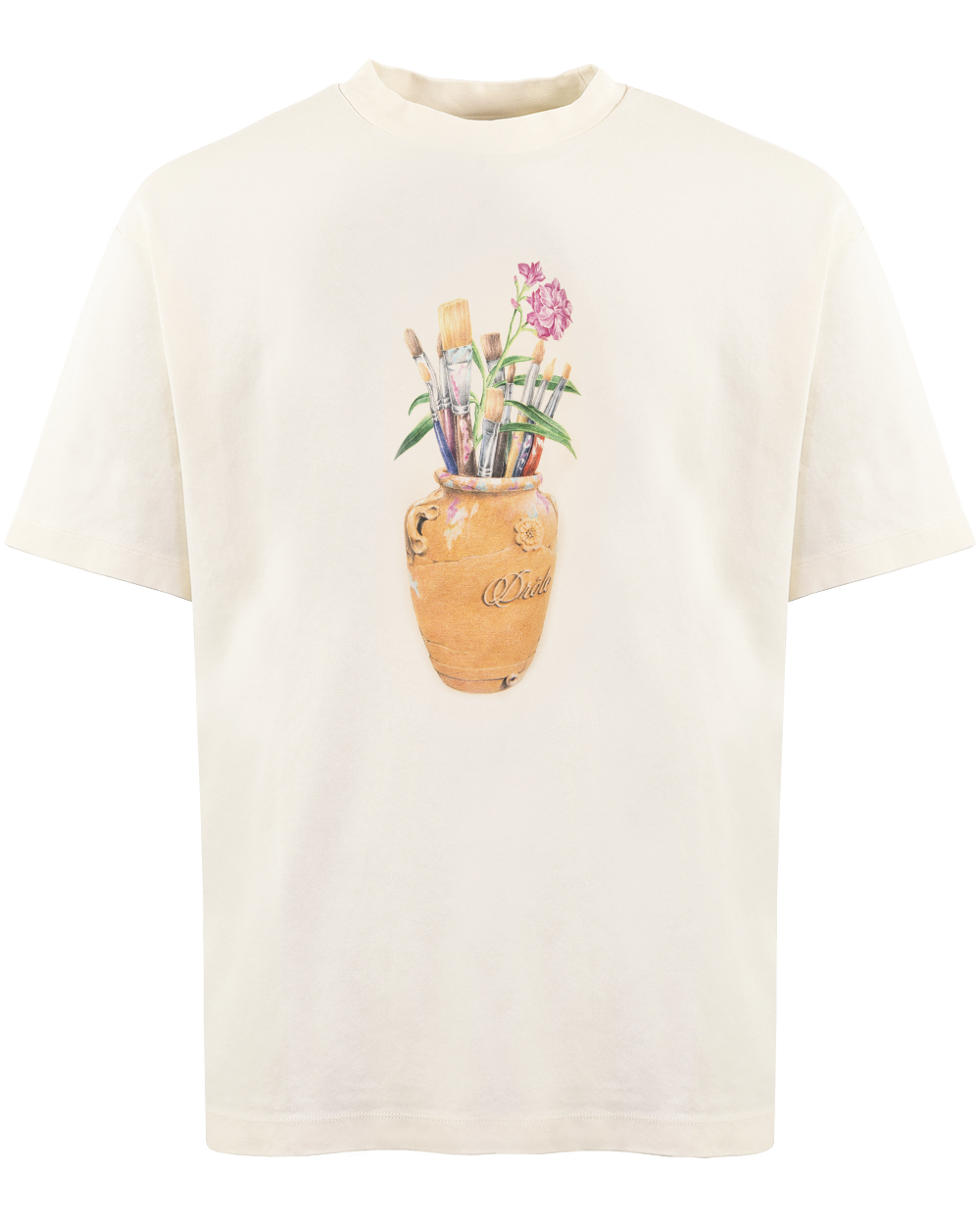 Heren Pinceaux T-Shirt Wit